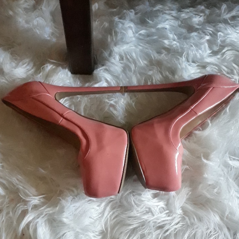 Patent leather heels